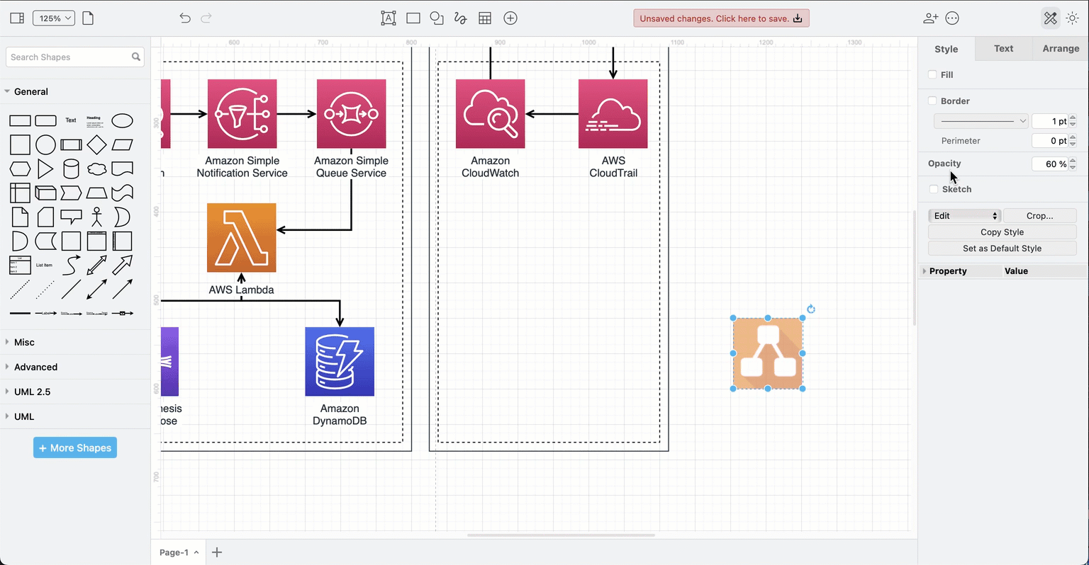 A locked shape in draw.io cannot be cloned or connected to, while non-moveable and non-resizeable can (via shape properties)